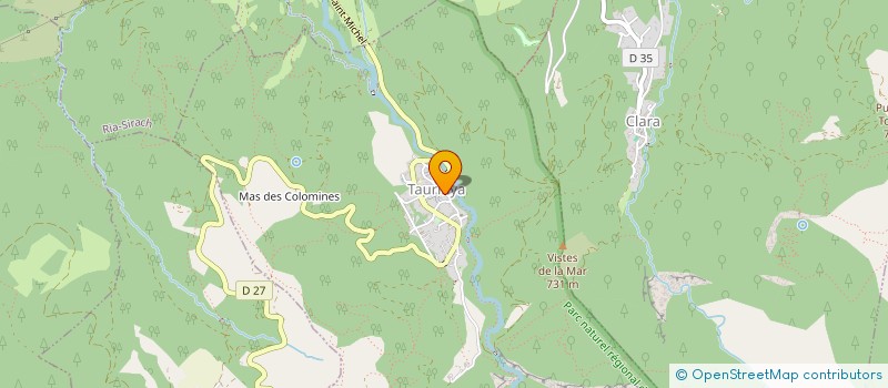 localisation de l'entreprise L'ORCHIDEE DE CLAIRFONT  TAURINYA