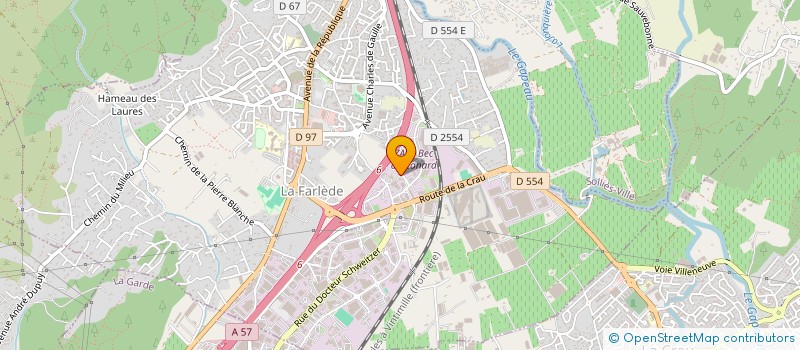 localisation de l'entreprise L'ORCHIDEE DES 3C à HYERES