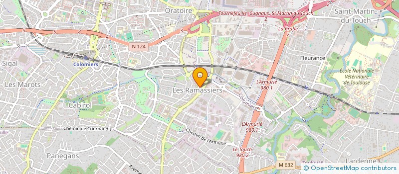 localisation de l'entreprise L'ORCHIDEE DES RAMASSIERS à COLOMIERS
