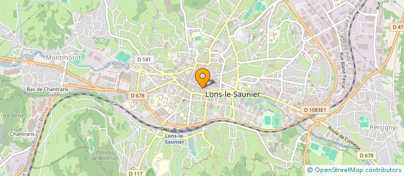 localisation de l'entreprise L ORCHIDEE ROUGE  LONS-LE-SAUNIER