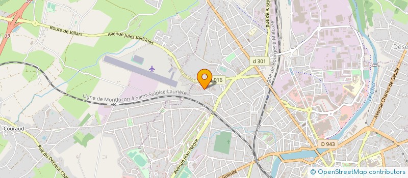 localisation de l'entreprise L'ORDIZEN à MONTLUCON