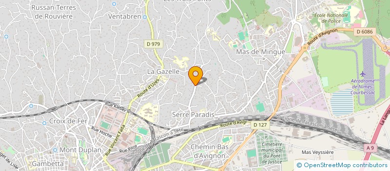 localisation de l'entreprise L'ORDRE DES CHEVALIERS DU TEMPLE  NIMES