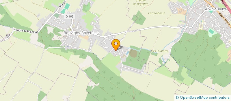 localisation de l'entreprise L'ORDRE DES PLUMES NOIRES  BOUVIGNY-BOYEFFLES