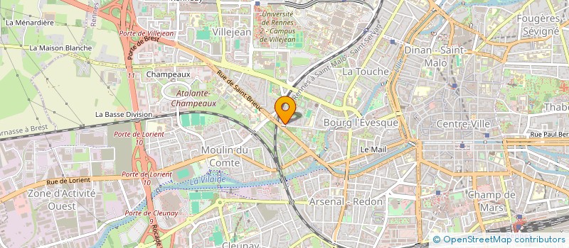 localisation de l'entreprise L'ORDRE DU LION MECANIQUE  RENNES