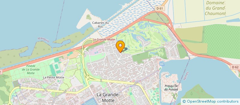 localisation de l'entreprise L OREE  LA GRANDE-MOTTE