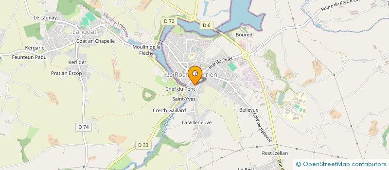 localisation de l'entreprise L'OREE  LA ROCHE-JAUDY