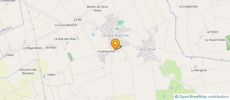 localisation de l'entreprise L'OREE DE LA NOE  LA NOE-BLANCHE