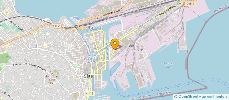 localisation de l'entreprise L'OREE DE TOULOUSE à SETE