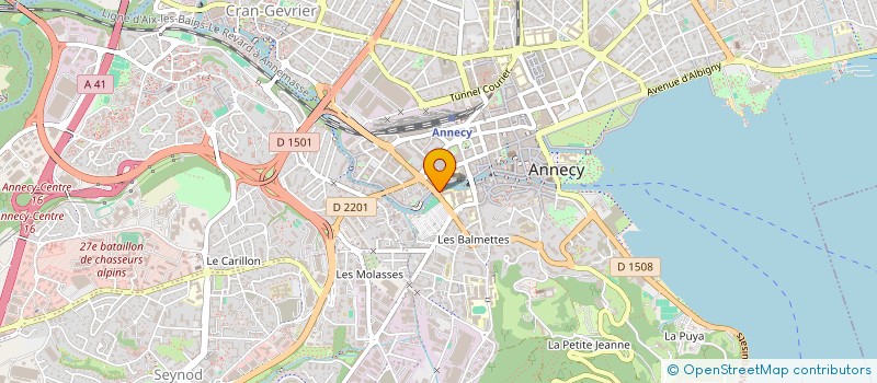 localisation de l'entreprise L'OREE DES BOIS à ANNECY