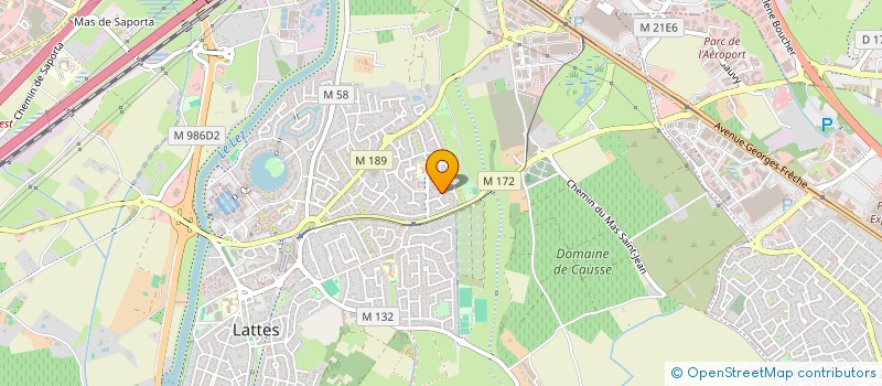 localisation de l'entreprise L'OREE DES BOIS à LATTES