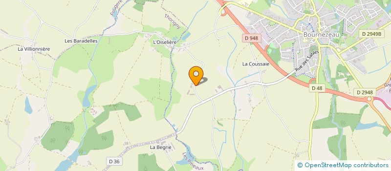 localisation de l'entreprise L'OREE DES BOIS à BOURNEZEAU