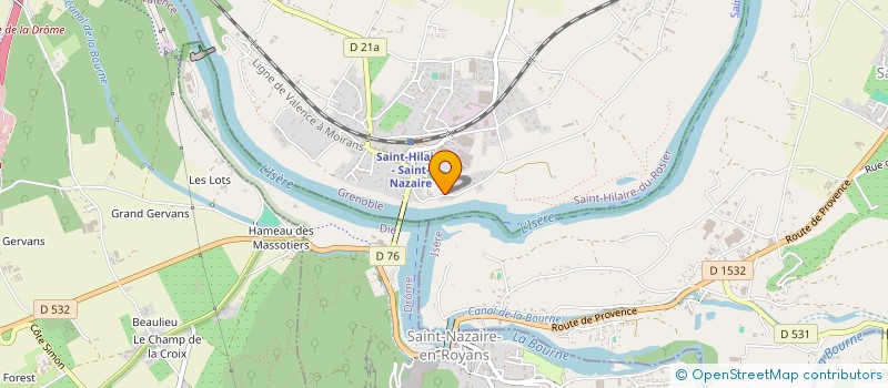 localisation de l'entreprise L'OREE DES CYGNES  SAINT-HILAIRE-DU-ROSIER