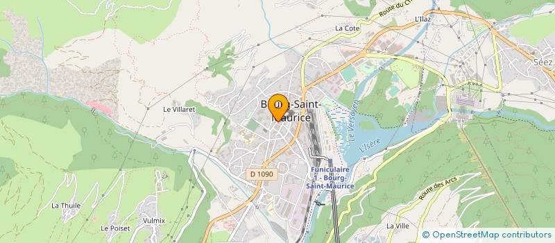 localisation de l'entreprise L'OREE DES IDEES 2 à BOURG-SAINT-MAURICE