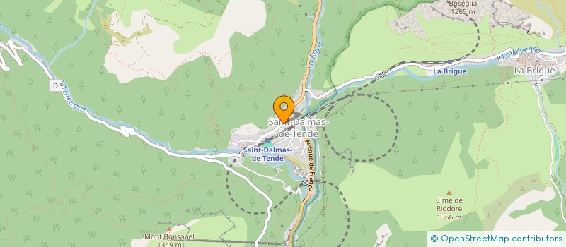 localisation de l'entreprise L'OREE DES MERVEILLES à TENDE