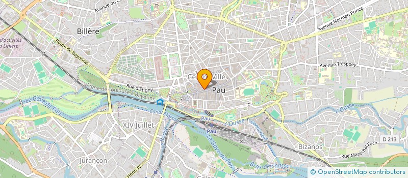 localisation de l'entreprise L'OREE DES NOELS à PAU