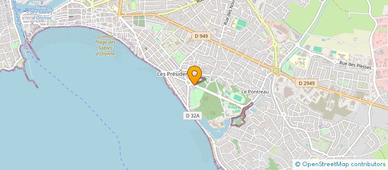 localisation de l'entreprise L'OREE DES PINS à LES SABLES-D'OLONNE