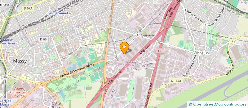 localisation de l'entreprise L'OREE DES PISTES à ANTONY