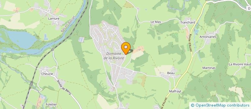 localisation de l'entreprise L'OREE DES PISTES  MONISTROL-SUR-LOIRE