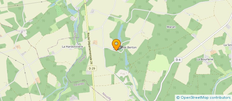 localisation de l'entreprise L'OREE DES SONS  NOUZILLY