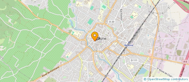 localisation de l'entreprise L'OREE DES VIGNES à BEAUNE