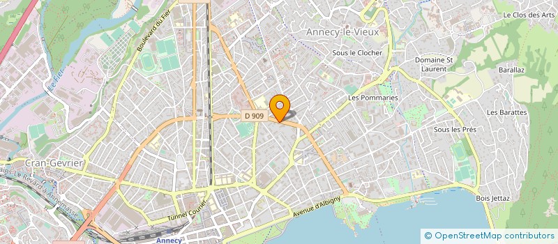 localisation de l'entreprise L' OREE DES VIGNES à ANNECY