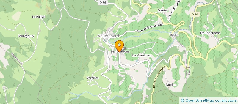 localisation de l'entreprise L OREE DES VIGNES  VAUXRENARD