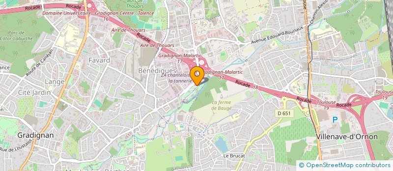 localisation de l'entreprise L'OREE DES VIGNES à VILLENAVE-D'ORNON