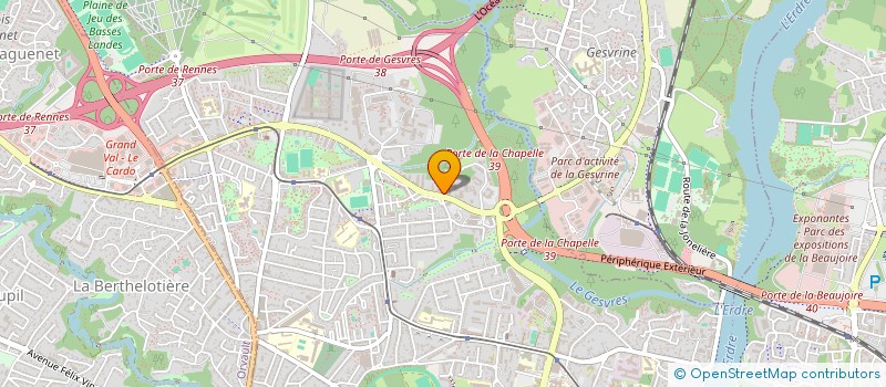 localisation de l'entreprise L'OREE DU BOIS 1 ET 2  NANTES