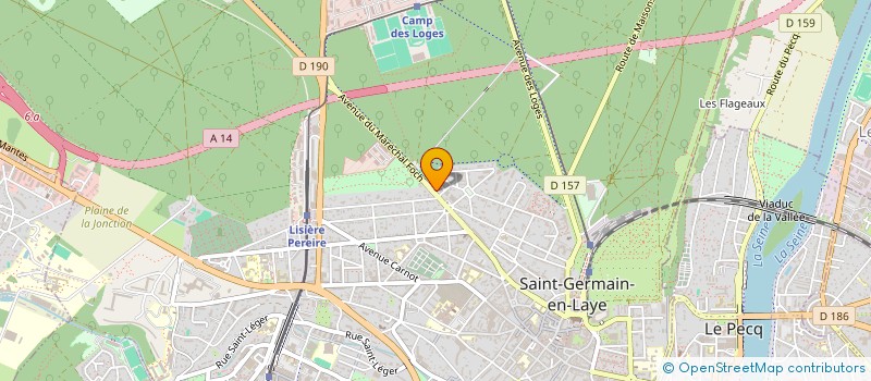 localisation de l'entreprise L OREE DU BOIS à SAINT-GERMAIN-EN-LAYE