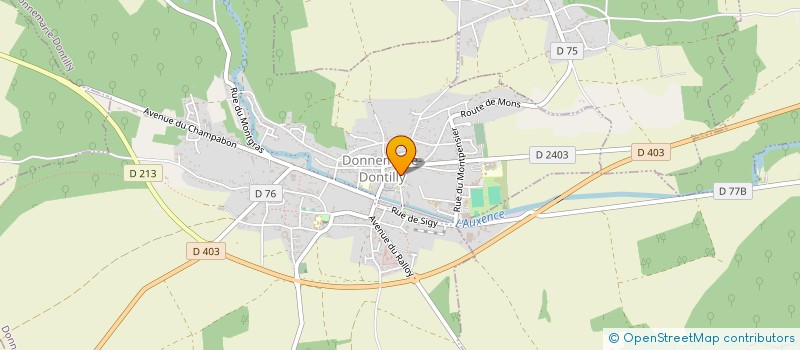 localisation de l'entreprise L OREE DU BOIS à MONTIGNY-LENCOUP