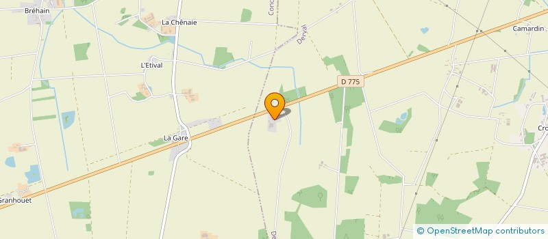 localisation de l'entreprise L'OREE DU BOIS à DERVAL