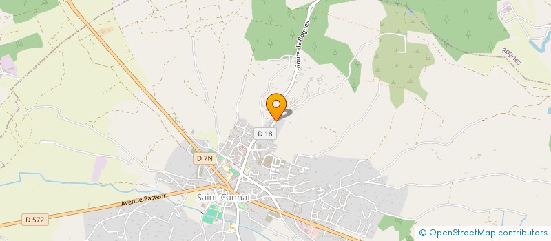 localisation de l'entreprise L'OREE DU BOIS à SAINT-CANNAT
