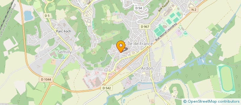 localisation de l'entreprise L'OREE DU BOIS à LAON