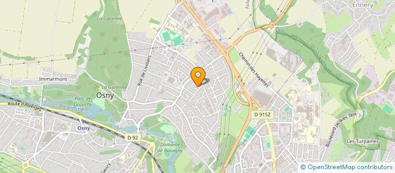 localisation de l'entreprise L'OREE DU BOIS  OSNY