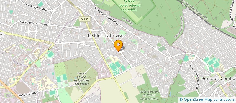 localisation de l'entreprise L' OREE DU BOIS à LE PLESSIS-TREVISE