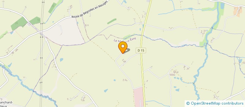 localisation de l'entreprise L'OREE DU BOIS  LE MAY-SUR-EVRE