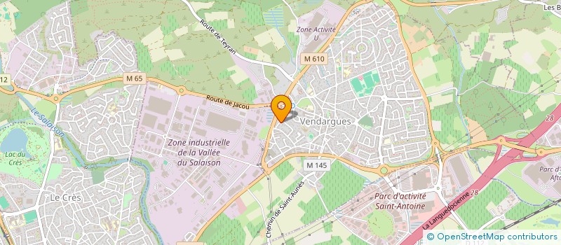 localisation de l'entreprise L'OREE DU BOIS SCI à VENDARGUES
