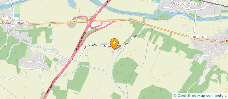 localisation de l'entreprise L'OREE DU GOLF  SAINT JEAN LES DEUX JUMEAUX