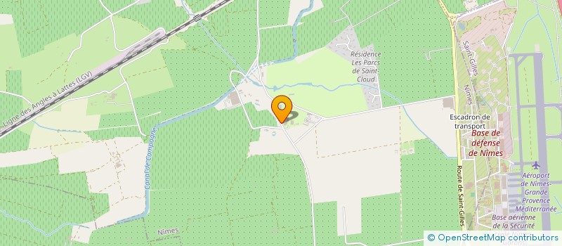 localisation de l'entreprise L'OREE DU GOLF CAMPAGNE  NIMES