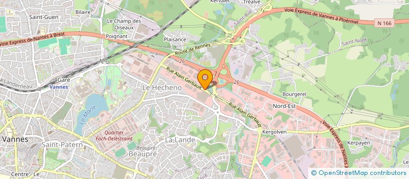 localisation de l'entreprise L'OREE DU HAUTMONT à VANNES
