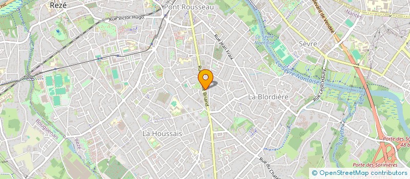 localisation de l'entreprise L'OREE DU LAC  REZE