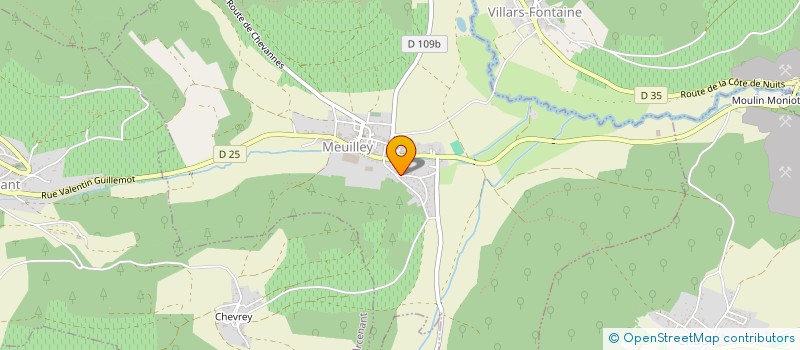 localisation de l'entreprise L'OREE DU MONTLISSARD  MEUILLEY