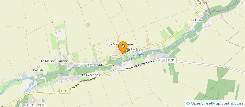 localisation de l'entreprise L'OREE DU PALAIS à SCEAUX-DU-GATINAIS