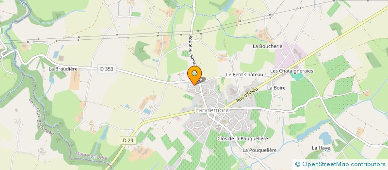 localisation de l'entreprise L'OREE DU REVE à OREE D'ANJOU