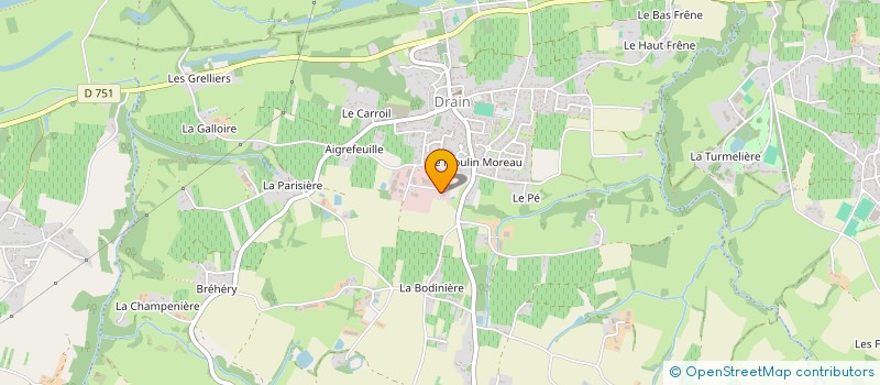 localisation de l'entreprise L'OREENNE  OREE D'ANJOU