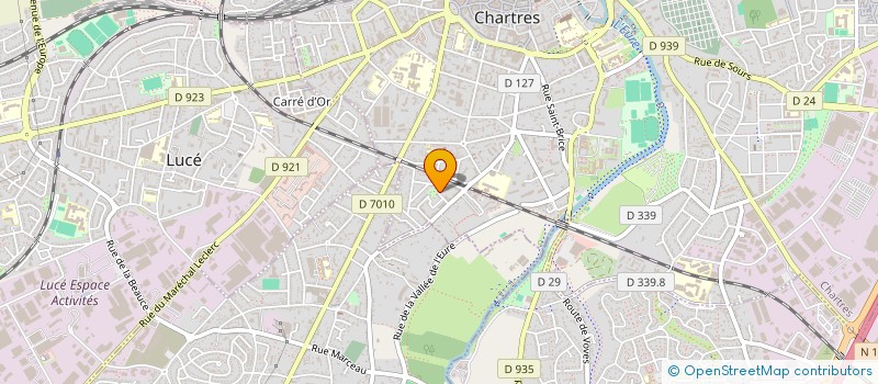 localisation de l'entreprise L'OREILLE A PLUMES à CHARTRES