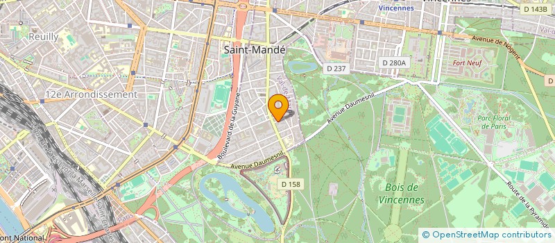 localisation de l'entreprise L'OREILLE ABSOLUE à SAINT-MANDE