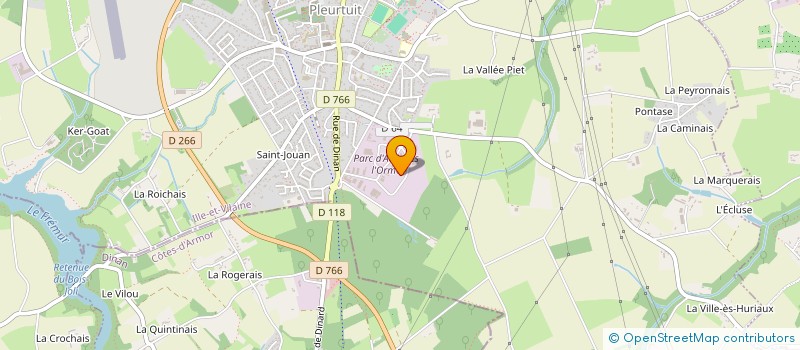 localisation de l'entreprise L'OREILLE CASSEE  PLEURTUIT