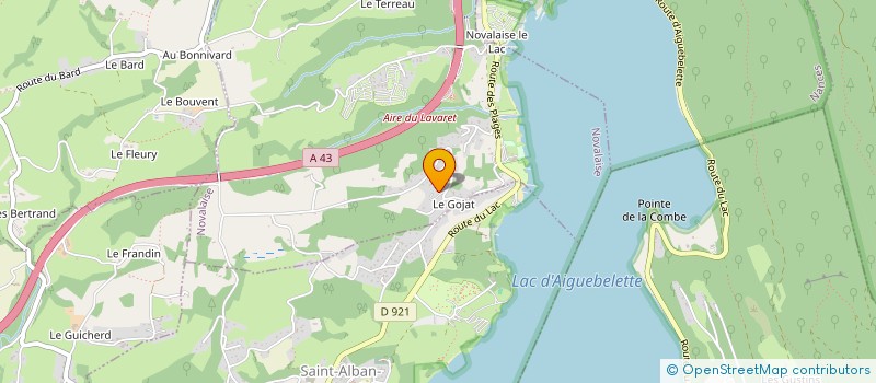 localisation de l'entreprise L'OREILLE DROITE  LEPIN-LE-LAC