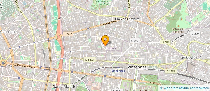 localisation de l'entreprise L'OREILLE DROITE ET LA MAIN GAUCHE à MONTREUIL